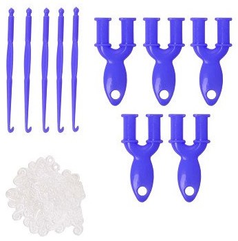 Colorations Super Loom speelgoed gereedschapsset blauw kunststof