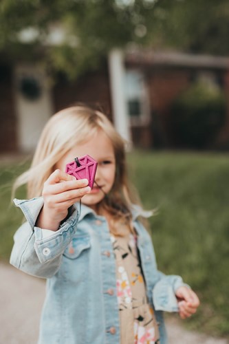 ARK Therapeutic kauwketting diamant voor kinderen - bijtsieraad speelgoed Brede, diamantvormige kauwketting met lichte textuur, voor kinderen en volwassenen.-3