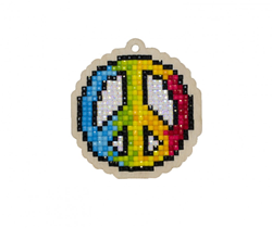 Wizardi Diamond Painting Hippie - Jouet créatif pour enfants et adultes