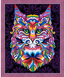 Diamond Painting chat mystique tableau 40x50cm - loisir créatif