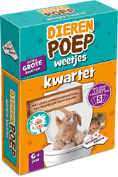 Identiteitenspel Dierenpoep Kwartet