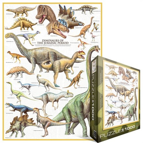 Eurographics puzzel Dinosaurs of the Jurassic - 1000 stukjes-2