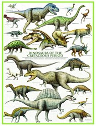 Eurographics puzzel Dinosaurs of the Cretaceous - 1000 stukjes