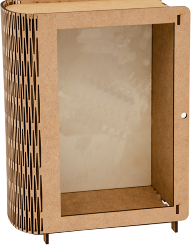 Hobbygroep diorama décoration de Noël MDF 19x10,3x25 cm boîte déco