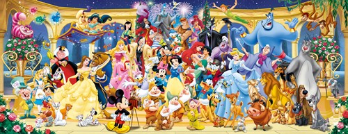 Ravensburger puzzel Disney: Gruppenfoto - 1000 stukjes
