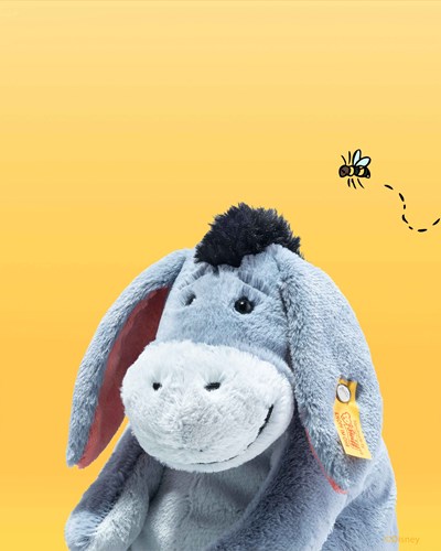 Steiff Disney knuffel Eeyore blauw 25 cm - pluche ezel speelgoed-2