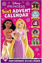 Disney adventskalender prinsessen 5-in-1 met verhalen en activiteiten