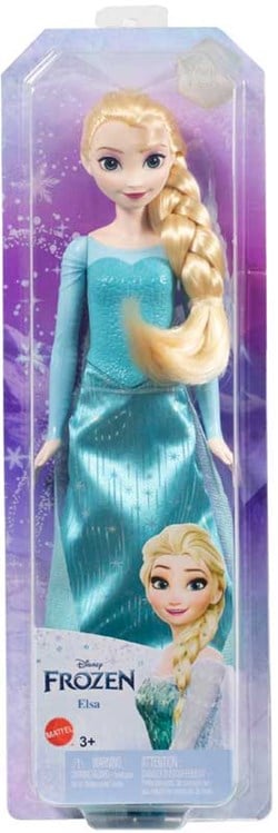 Mattel pop Disney Frozen Elsa - Speelgoedpop met blauwe jurk