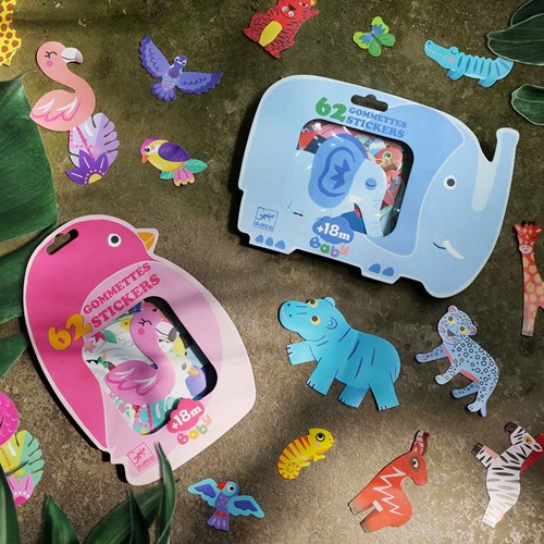 Djeco dierenfiguren speelgoed - pooldieren FSC MIX-3