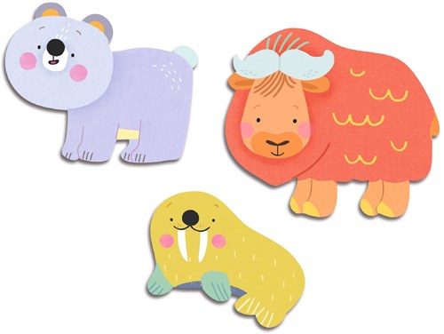 Djeco dierenfiguren speelgoed - pooldieren FSC MIX