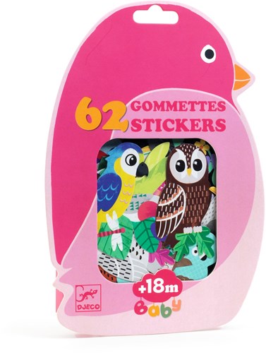 Djeco houten speelgoed vogels - FSC MIX - kleurrijk kinderspeelgoed-2