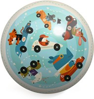Djeco Traffic ball 22 cm - ballon de jeu coloré pour enfants