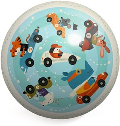 Djeco Traffic ball 22 cm - ballon de jeu coloré pour enfants