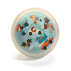Djeco Traffic bal 22 cm - kleurrijke speelbal voor kinderen