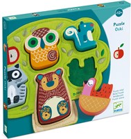Djeco houten puzzel dieren Oski - bos thema - FSC hout-3