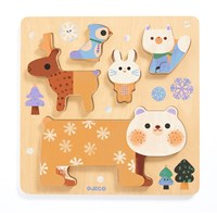 Djeco houten puzzel WoodyStack - educatief speelgoed puzzel-2
