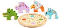 Djeco houten puzzel krokodil - educatief speelgoed FSC 100%-2