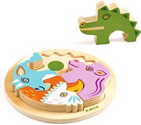 Djeco houten puzzel krokodil - educatief speelgoed FSC 100%-3