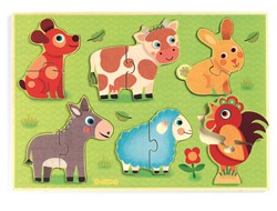 Djeco houten puzzel Coucou cow *