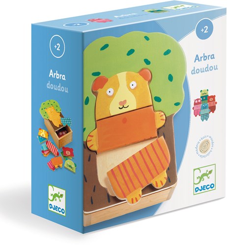 Djeco houten puzzel Arbra Doudou - 15 stuks - educatief speelgoed-3