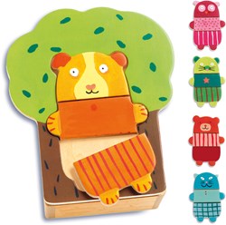 Djeco houten puzzel Arbra Doudou - 15 stuks - educatief speelgoed