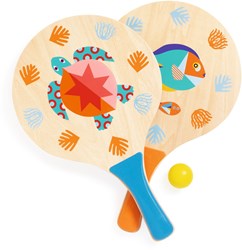 Djeco strand speelgoed - Raquettes plage Sea FSC 100% duurzaam