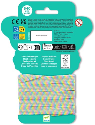 Djeco behendigheidsspel elastiek Papillon FSC MIX - kinderspel-3