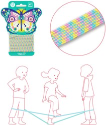 Djeco behendigheidsspel elastiek Papillon FSC MIX - kinderspel
