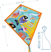 Djeco cerfs-volants jouet pour enfants Ocean - plaisir coloré-2