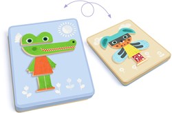 Djeco jouet magnétique Mix Animals animaux jeu créatif