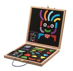 Djeco houten magneten Geobonhomme 