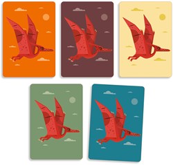 Djeco jeu de cartes Dino Draft - jeu de stratégie dinosaures