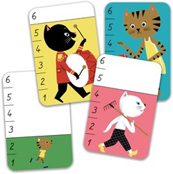 Djeco kaartspel Bata - Miaou FSC MIX - Kinderspel met katten