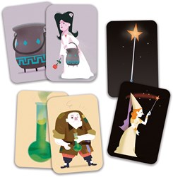 Djeco jeu de cartes Magic School - jeu de mémoire pour enfants