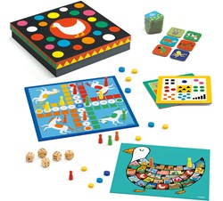 Djeco klassiek spel Classic box 4+ - 12 bordspellen FSC MIX