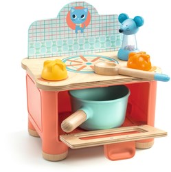 Djeco jouet de cuisine Kitten cooker cuisine en bois