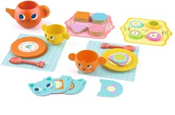 Djeco jouet de cuisine Chats gourmands - set en bois FSC 100%