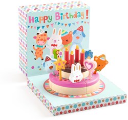 Djeco jouet en bois Happy Birthday - FSC 100% durable