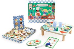 Djeco set restaurant jouet - jeu d'imitation pour enfants - bois FSC