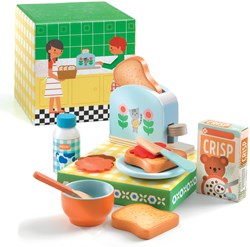 Djeco set petit-déjeuner en bois - jouet d'imitation - FSC 100%