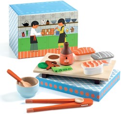 Djeco set de jouets Japon - set de jeu en bois avec gourmandises