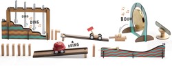 Djeco coffret de construction en bois Zig & Go Music - 52 pièces jouet FSC