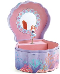 Djeco boîte à musique sirène - coffret à bijoux enchanteur pour enfants