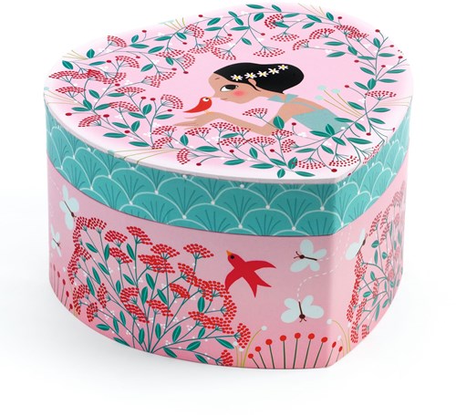 Djeco boîte à musique Mélodie du printemps - coffret à bijoux en bois FSC MIX-3