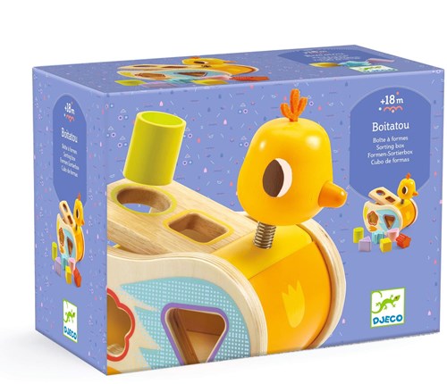 Djeco boîte à formes en bois Boitatou - jouet éducatif bébé-2