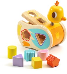Djeco boîte à formes en bois Boitatou - jouet éducatif bébé