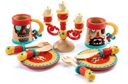 Djeco jouet de cuisine set vaisselle pirates - jeu de rôle