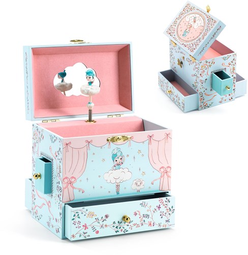 Djeco boîte à musique Ballerine on stage coffret à bijoux FSC MIX-2