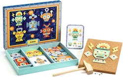 Djeco jeu de marteau Robots tap tap - jouet en bois FSC