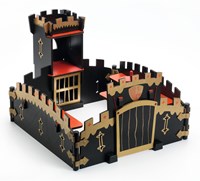 Djeco speelkasteel Ze Black Castel - houten ridderkasteel Arty Toys-2